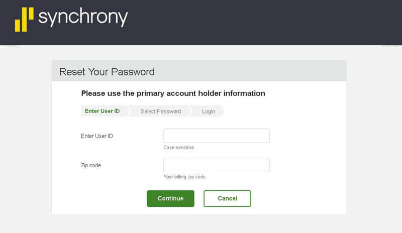 toys r us credit card reset password